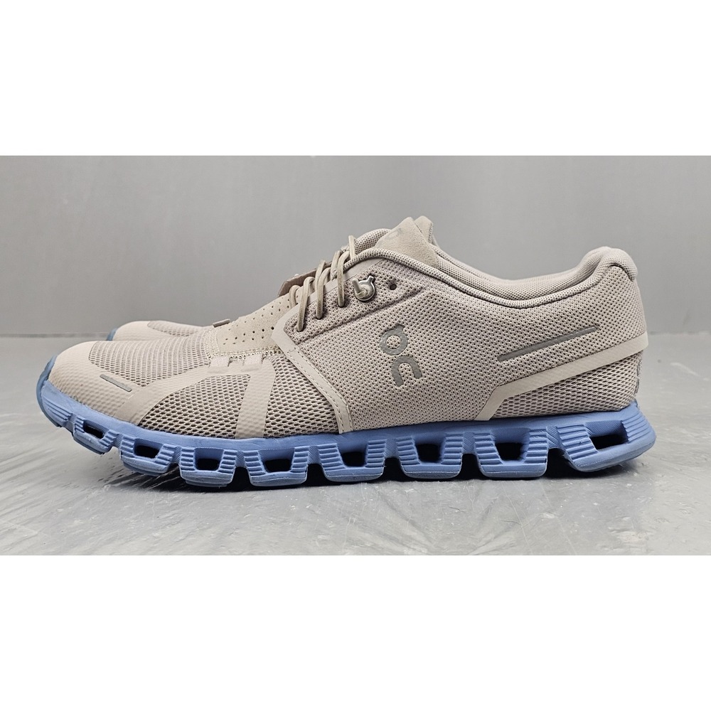 On Cloud 5 Running Shoes Womens 10 Pearl Gray Blue Athletic Walking Shoes